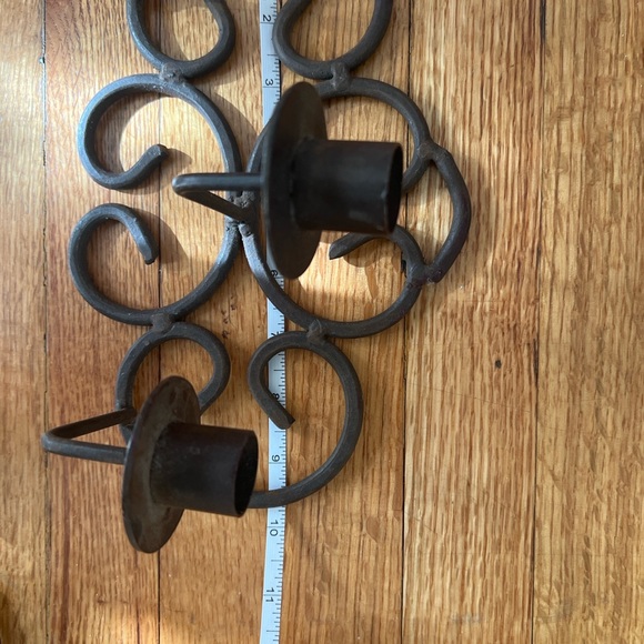 Set of two rustic wall candle holders. - Picture 2 of 2